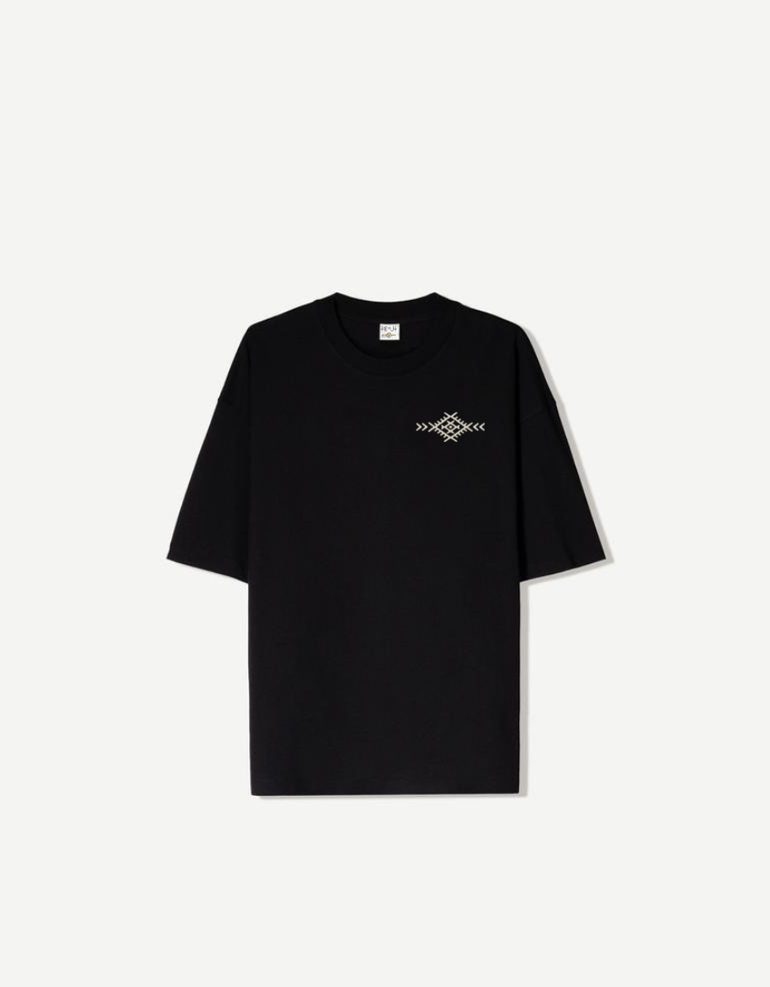 T-shirt Oversized Timlillel brodé