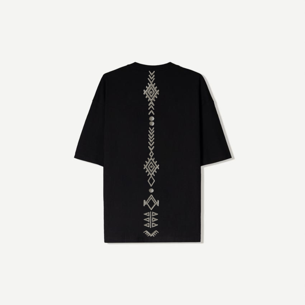 T-shirt Oversized Timlillel brodé