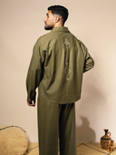 YAN OVERSIZED SET - OLIVE KAKI