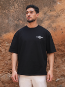 YAN OVERSIZED T-SHIRT - MIDNIGHT BLACK