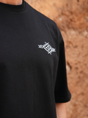 YAN OVERSIZED T-SHIRT - MIDNIGHT BLACK