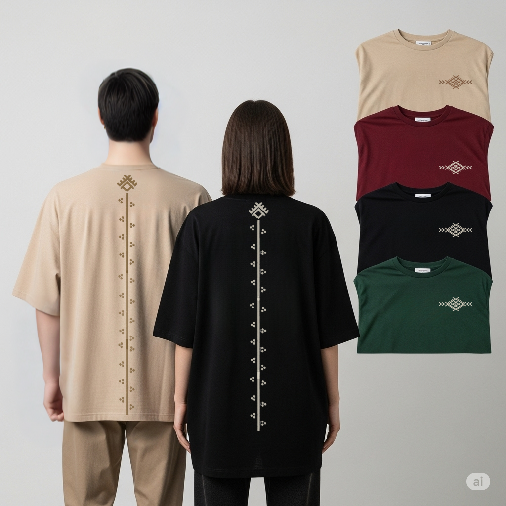 T-shirts Oversized Izuran brodé